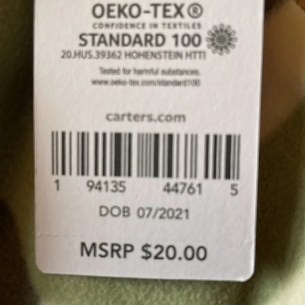 Carter's Green Camo Dinosaur Fleece Sleeper Footed Pajamas Toddler Boy 4T NEW